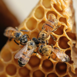 Why were the queen’s bees told of her death?