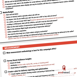 IAB releases “Podcasting Buyer-Seller Checklist”