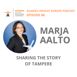 Episode 86. Marja Aalto sharing the story of Tampere