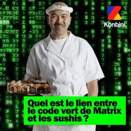 Quel est le lien entre le code vert de Matrix et les sushis ?