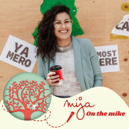 Mija on the Mike with: Pam Covarrubias from Café con Pam