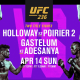PREVIEW & PRONO UFC 236 - Max Holloway vs. Dustin Poirier & Gastelum vs. Adesanya