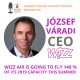 Episode 130 with József Váradi: Wizz Air is going to fly 140% of its 2019 capacity this summer