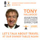 Episode 125 with Tony Hallwood: Let's talk about travel at our dinner tables again