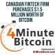 ‌Canadian‌ ‌Fintech Firm Purchases $1.5 Million Worth of Bitcoin