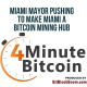 Miami Mayor Pushing To Make Miami a Bitcoin Mining Hub